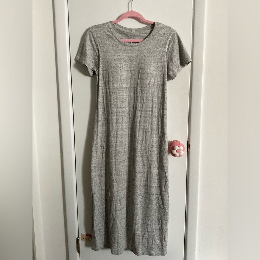 Uniqlo Built in Bra Long T-shirt Dress M